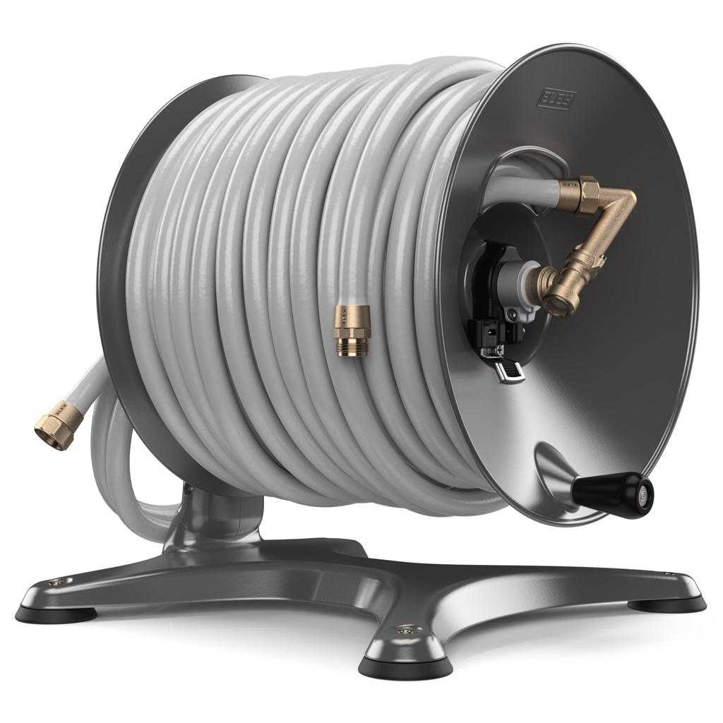Hose reels supplied wholesale by BOLIHENG for organized garden hose storage.