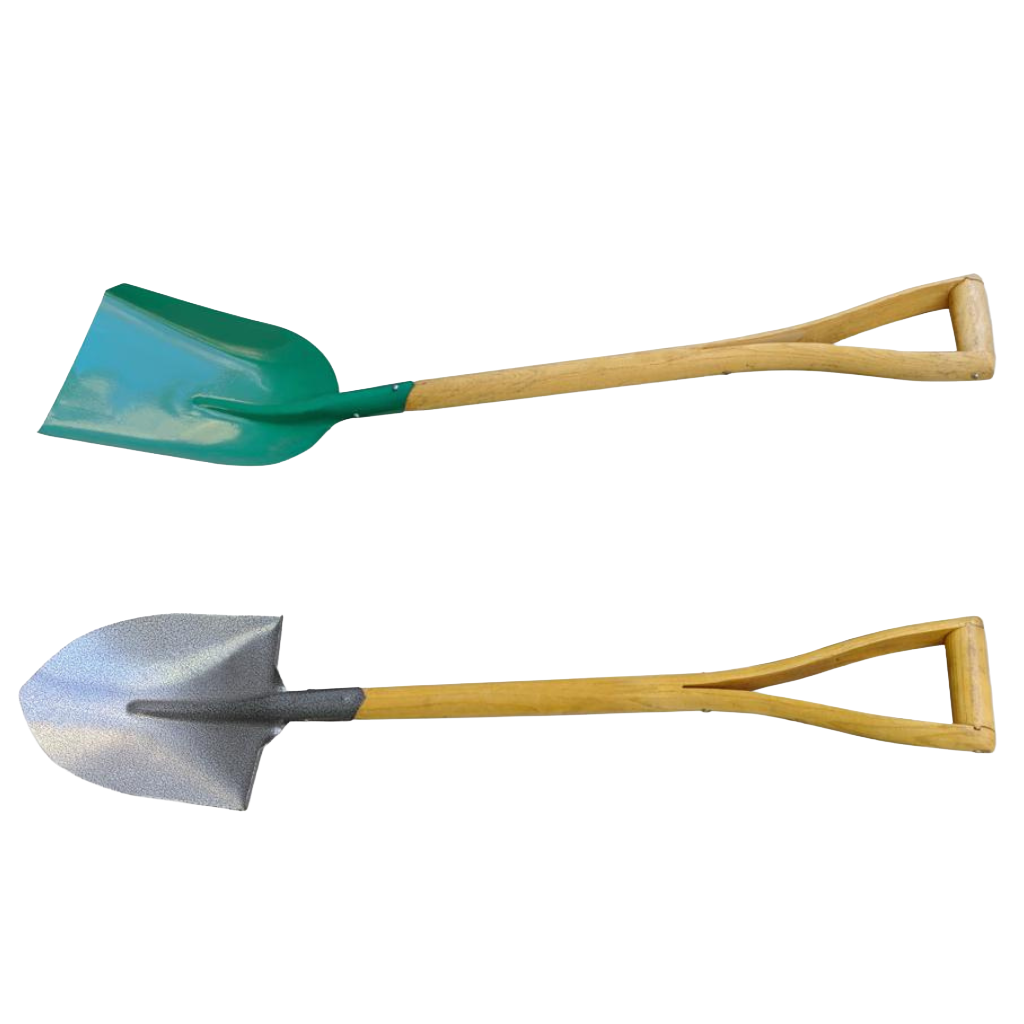 Shovels and spades supplied wholesale by BOLIHENG for construction and garden digging.