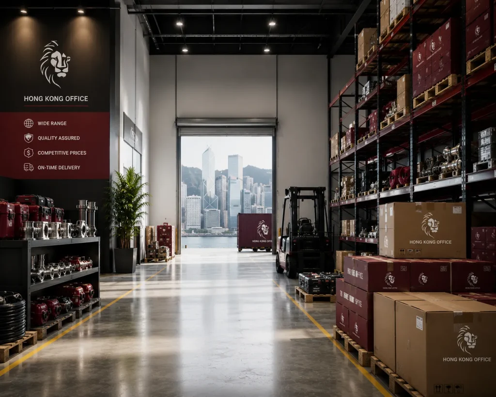 Inside BOLIHENG's warehouse facility showcasing quality-assured industrial inventory.